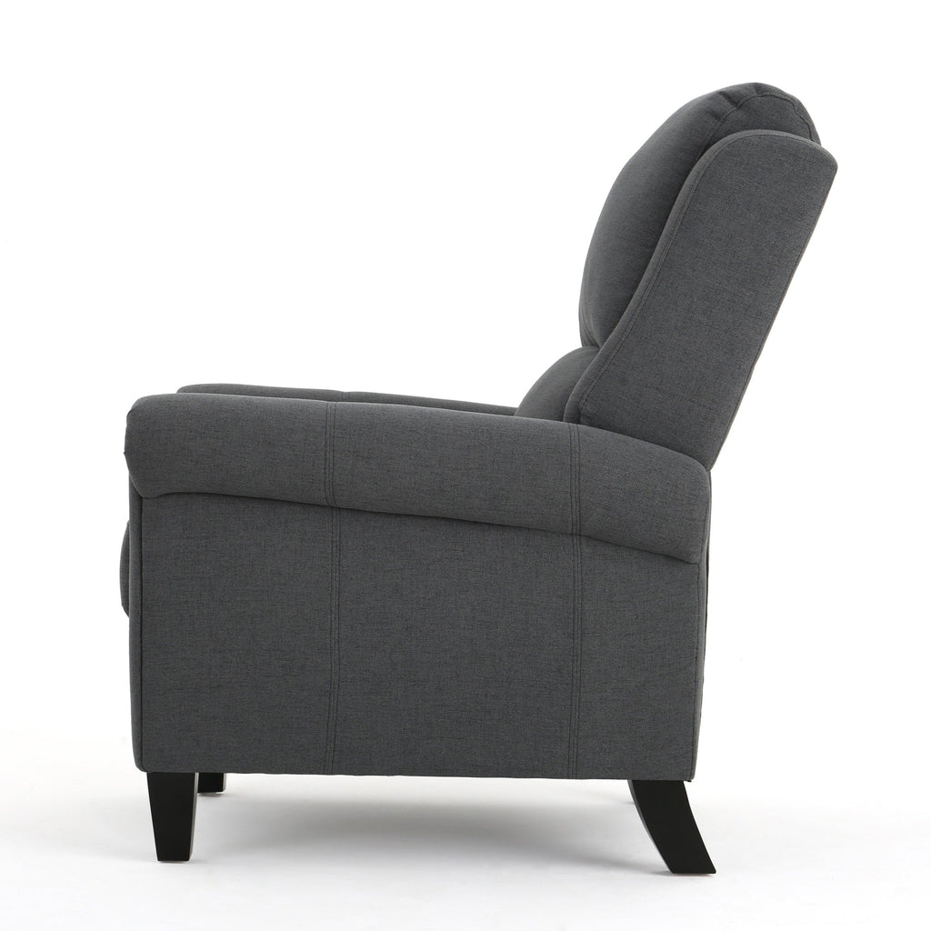Roomfitters Ultimate Comfort PU Leather Pushback Recliner, Luxurious Recliner Chair for Living Room or Bedroom