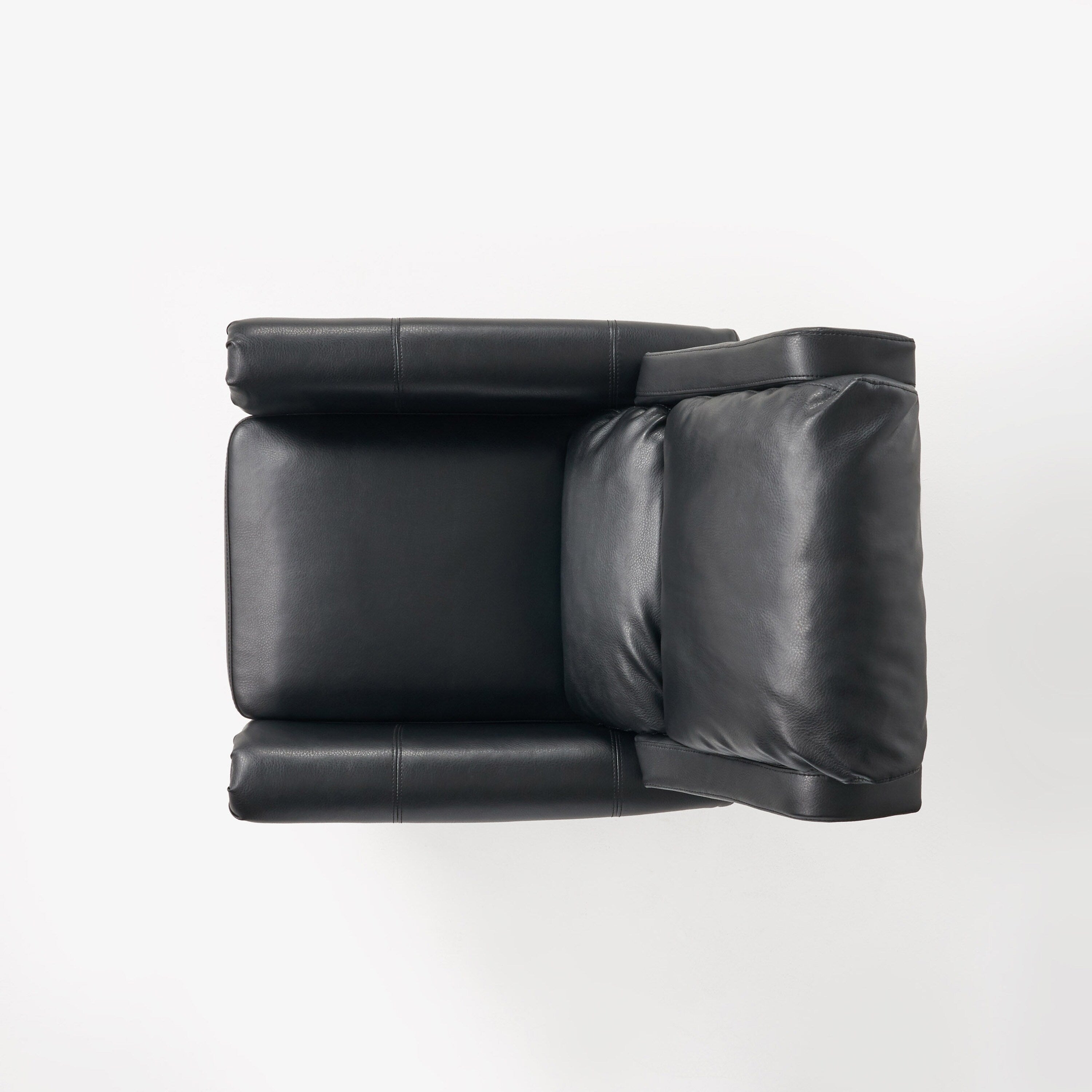 Roomfitters Ultimate Comfort PU Leather Pushback Recliner, Luxurious Recliner Chair for Living Room or Bedroom