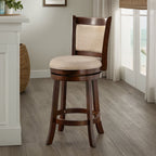 Rovinj Upholstered Back Swivel Stool