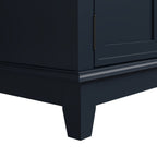 Rustic 72-Inch TV Stand with Adjustable Shelves, Hidden Storage - 72 in Width