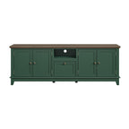 Rustic 72-Inch TV Stand with Adjustable Shelves, Hidden Storage - 72 in Width