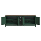 Rustic 72-Inch TV Stand with Adjustable Shelves, Hidden Storage - 72 in Width