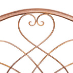 SAFAVIEH Bryn Victorian Wrought Iron 4-Tier Outdoor Bakers Rack - 25 In. W x 15 In. D x 63 In. H - 25W x 15D x 63H