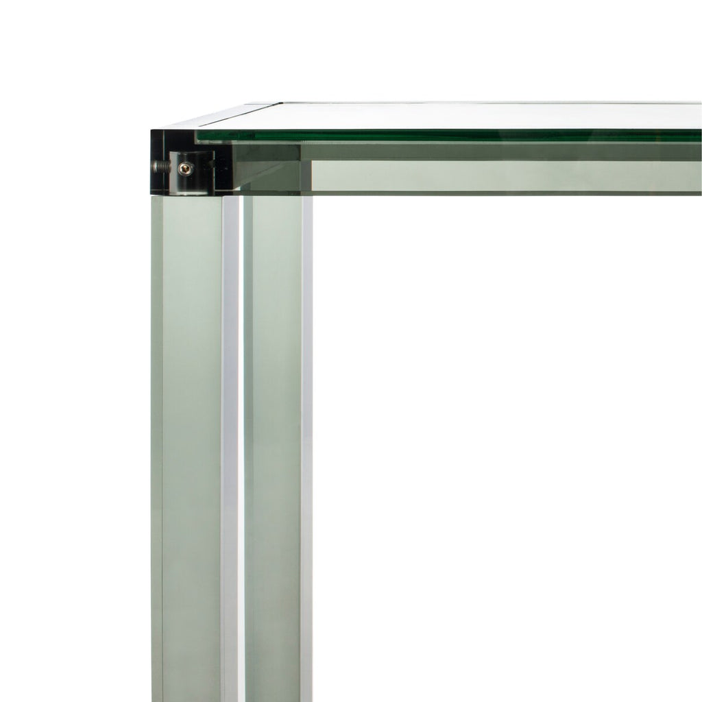 SAFAVIEH Couture Camryn Acrylic Console Table - Clear - 60 W x 10 L x 30 H - 52Wx10Dx30H