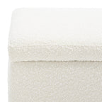 SAFAVIEH Couture Sunneva Boucle Storage Bench - 61 In. W x 20 In. D x 19 In. H - 61Wx20Dx19H
