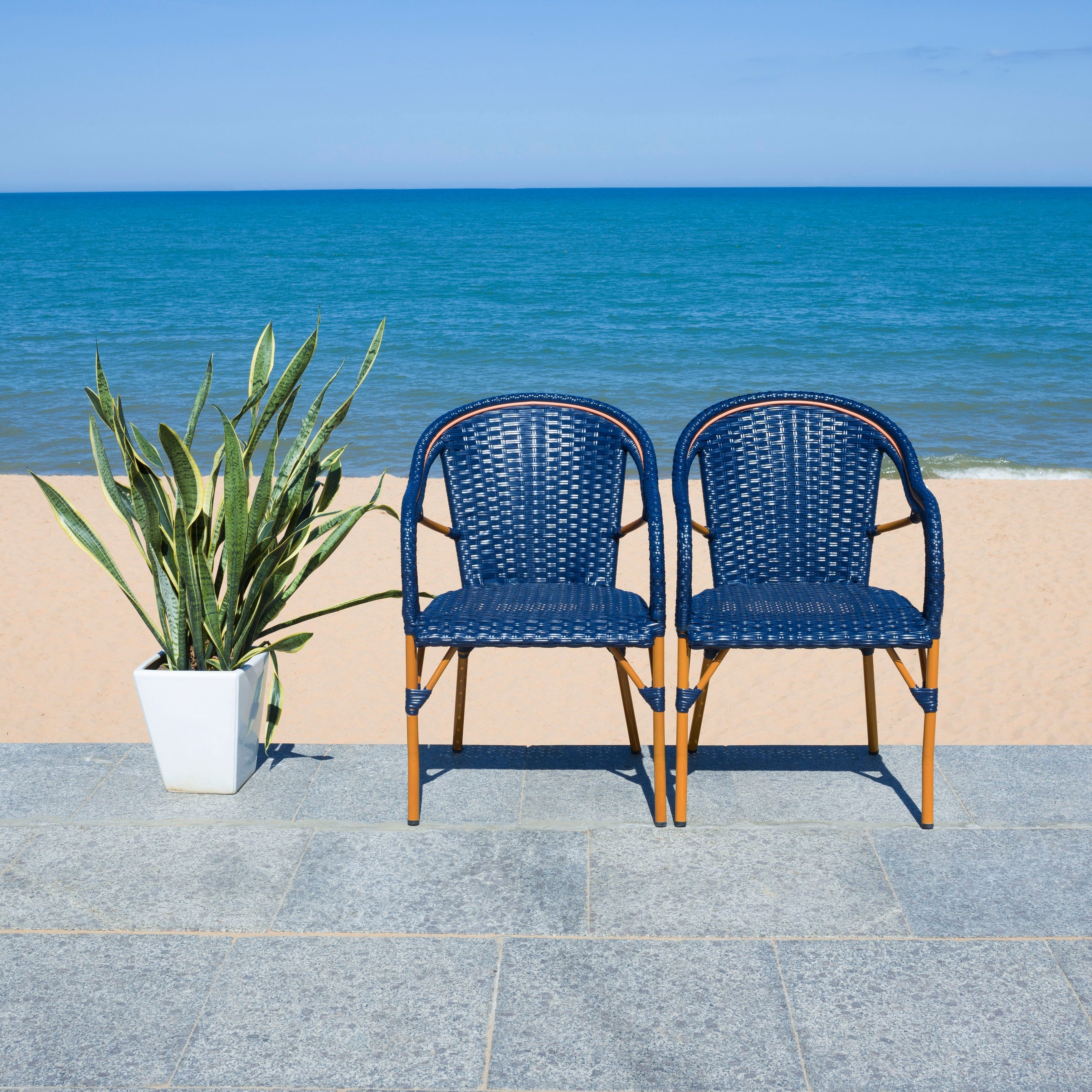 SAFAVIEH Doreth Arm Chair (Set of 2) - 23Wx36Dx25H