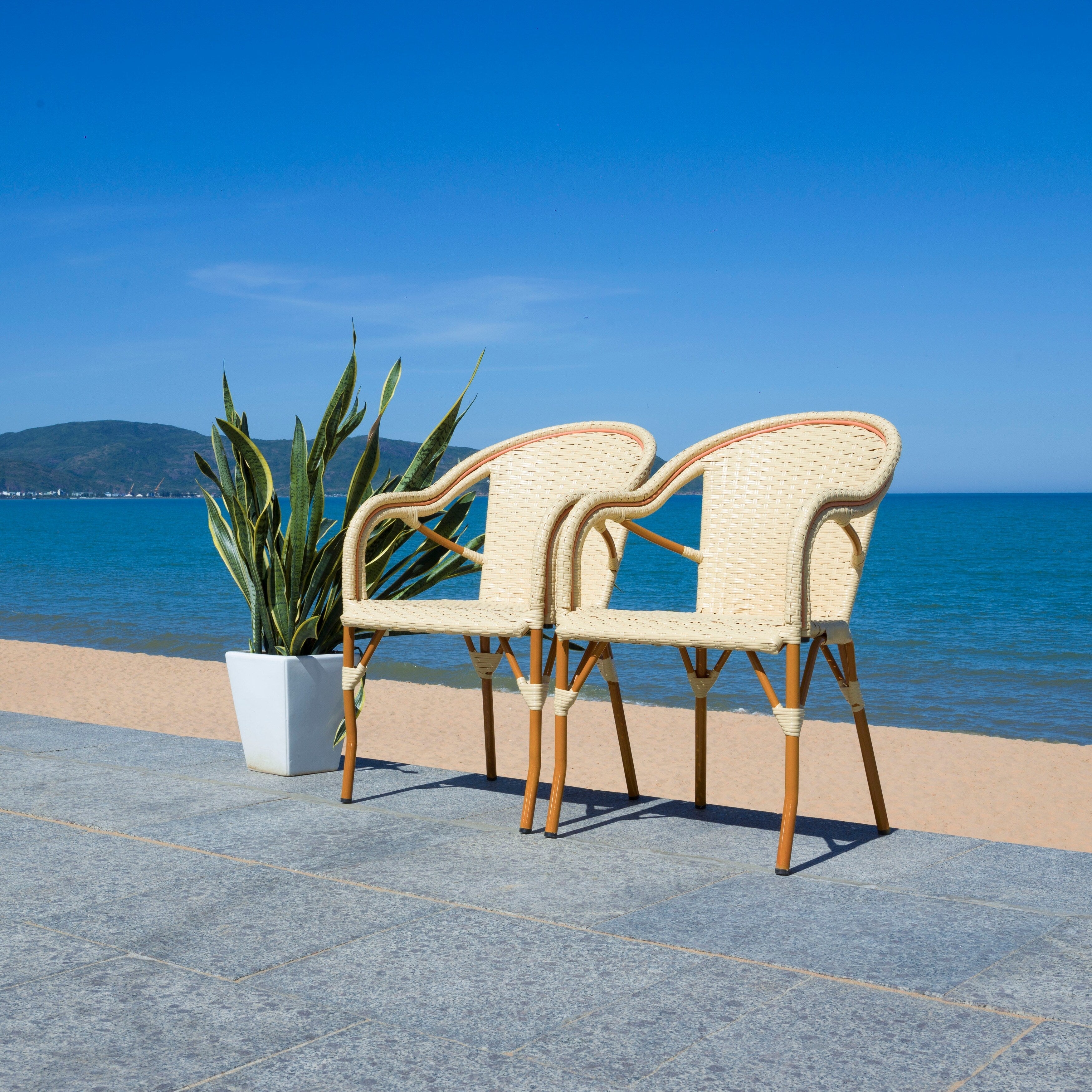 SAFAVIEH Doreth Arm Chair (Set of 2) - 23Wx36Dx25H