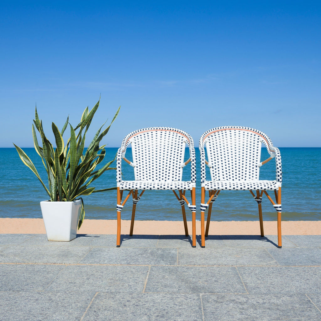 SAFAVIEH Doreth Arm Chair (Set of 2) - 23Wx36Dx25H
