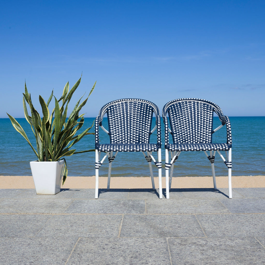 SAFAVIEH Doreth Arm Chair (Set of 2) - 23Wx36Dx25H