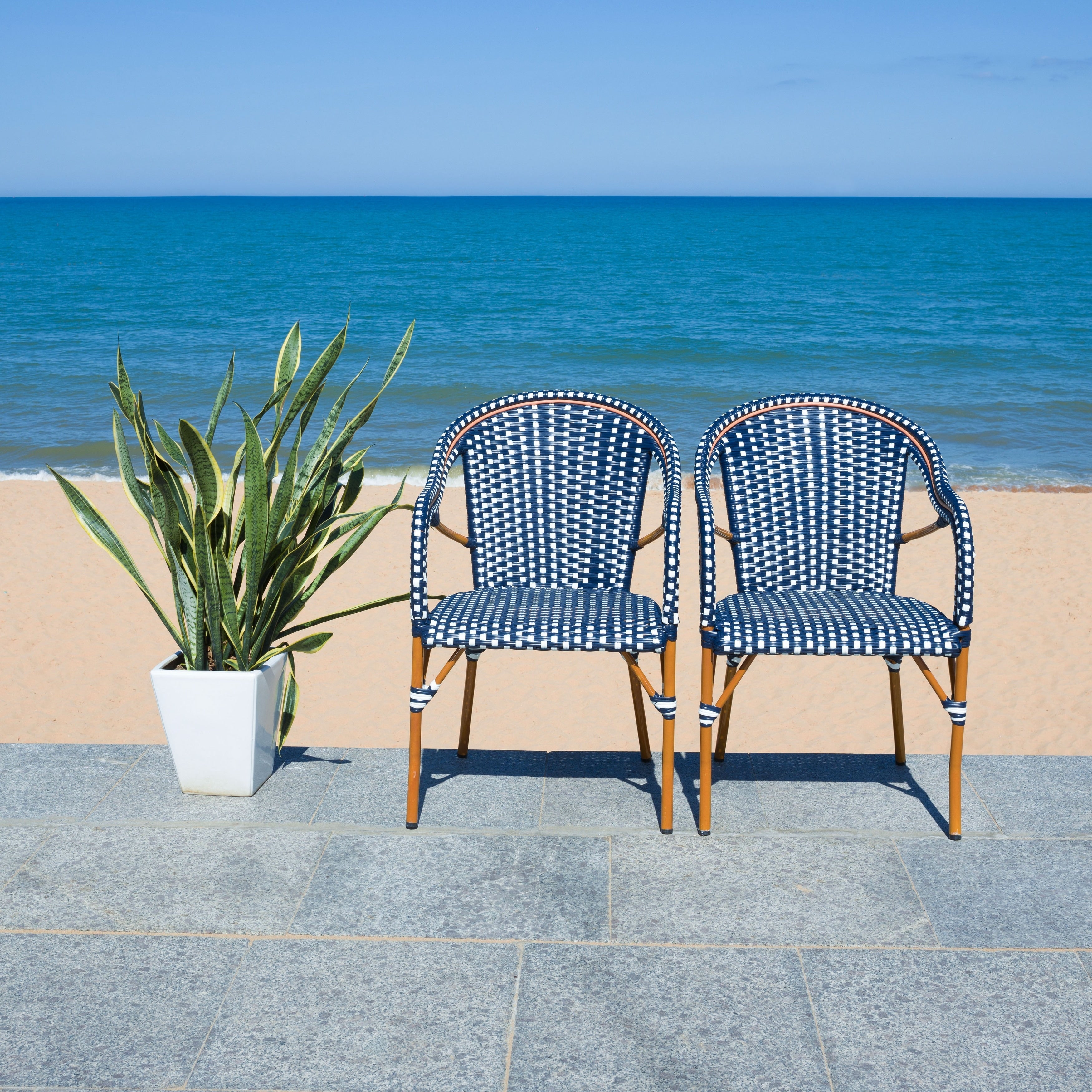 SAFAVIEH Doreth Arm Chair (Set of 2) - 23Wx36Dx25H