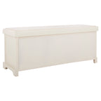 SAFAVIEH Eola Grey/ White Storage Bench - 47 x 16.1 x 19.9 - 47Wx16Dx20H