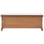 SAFAVIEH Fiorello 3-Drawer with Cushion Storage Bench - 47.3 W x 15 L x 19 H - 47Wx15Dx19H