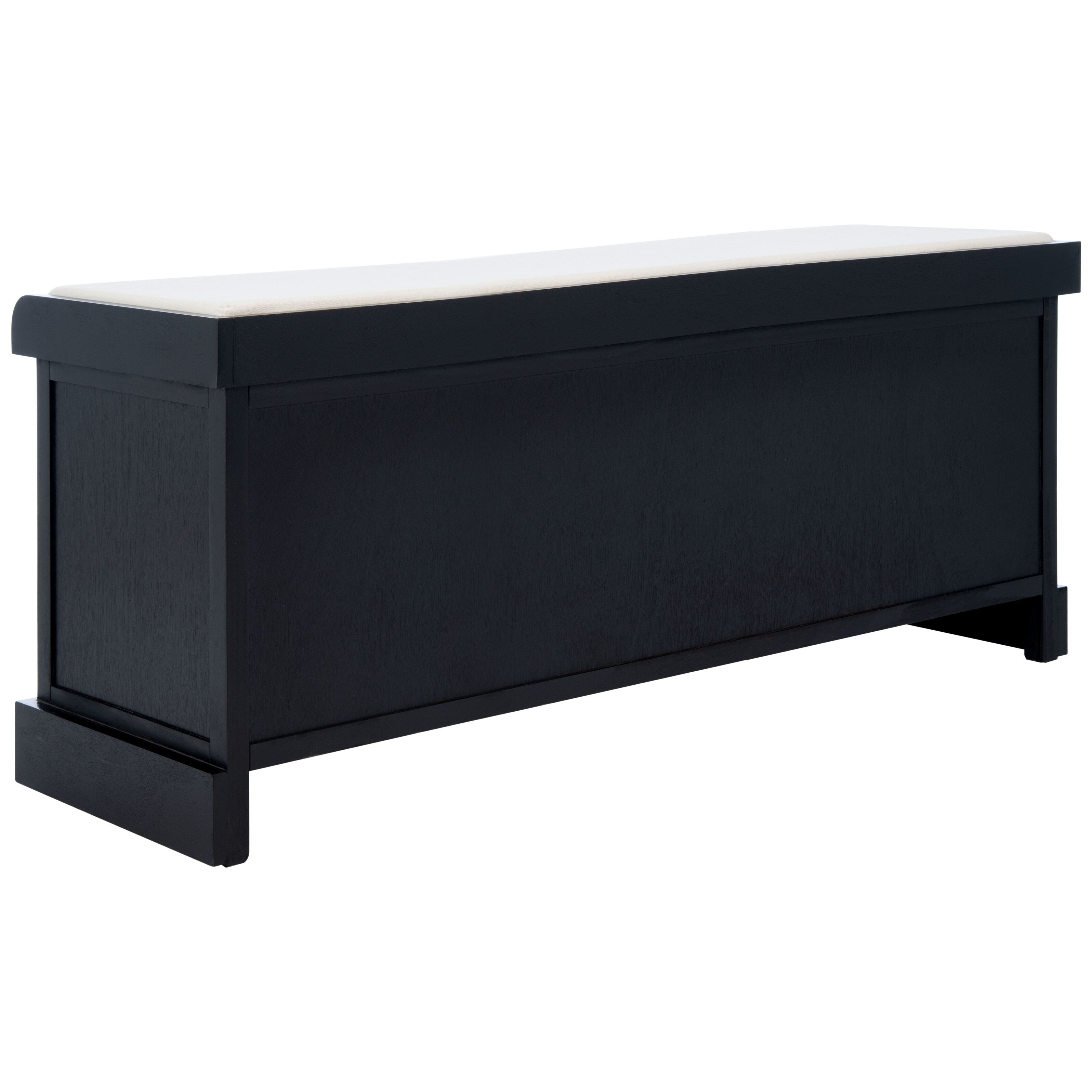 SAFAVIEH Fiorello 3-Drawer with Cushion Storage Bench - 47.3 W x 15 L x 19 H - 47Wx15Dx19H
