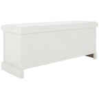 SAFAVIEH Fiorello 3-Drawer with Cushion Storage Bench - 47.3 W x 15 L x 19 H - 47Wx15Dx19H