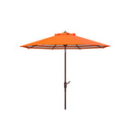 SAFAVIEH Hadire Inside Out Striped 9 Ft Crank Outdoor Umbrella