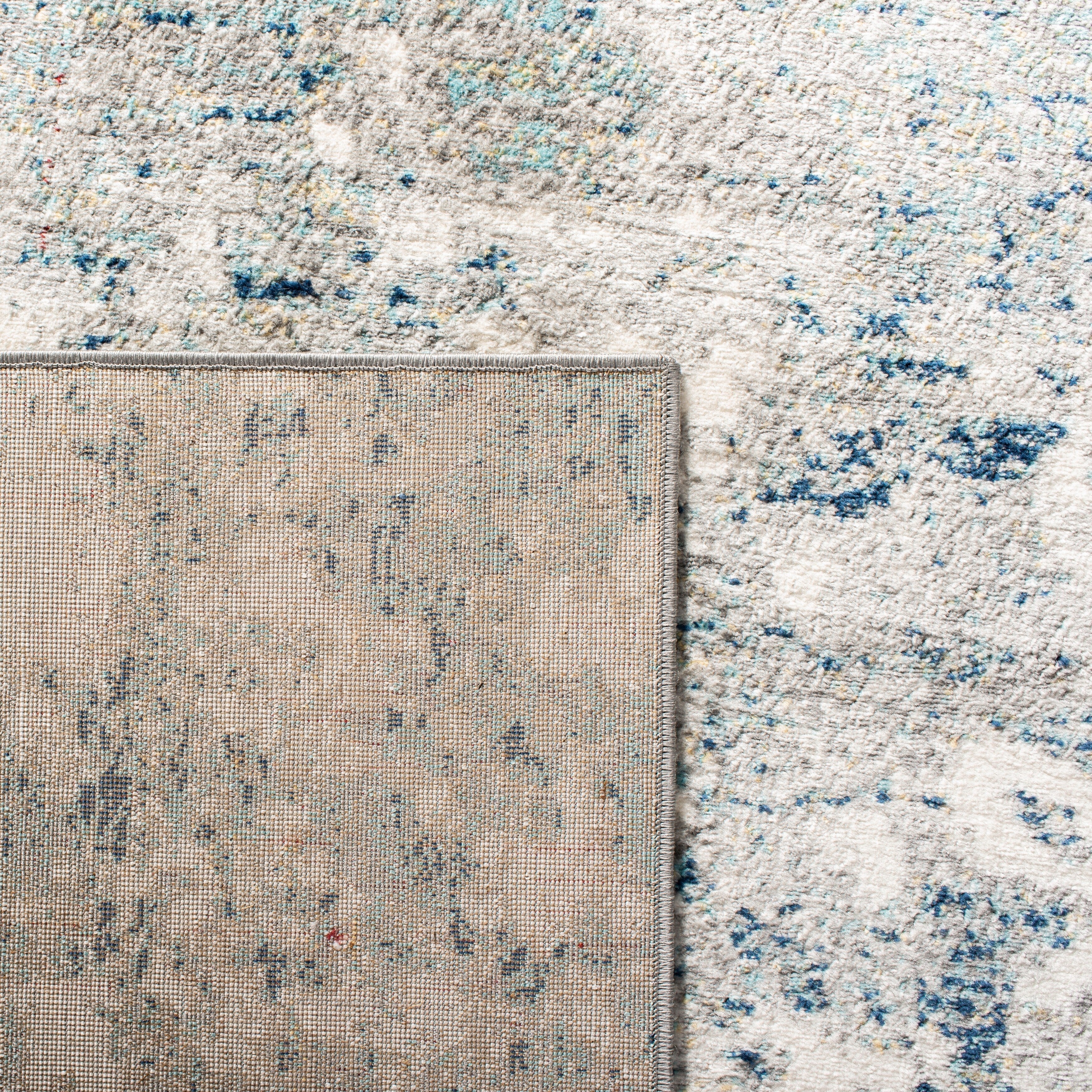 SAFAVIEH Jasper Shreya Modern Abstract Rug - Grey/Blue - 8' x 10'