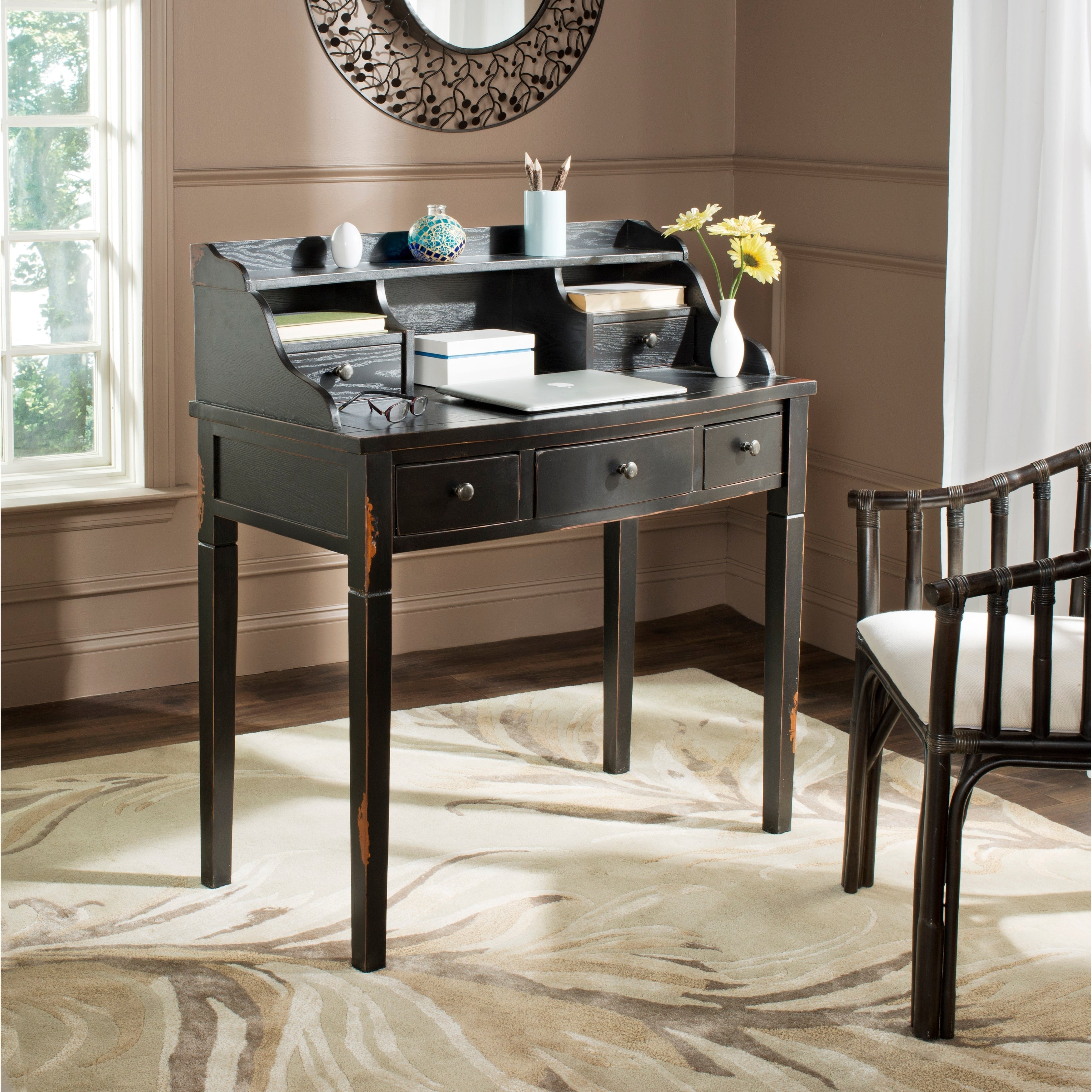SAFAVIEH Leana 5-Drawer Work Office Writing Desk