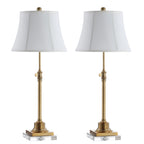 SAFAVIEH Lighting Amande 27-31-inch Adjustable Height Table Lamp Set of 2 - 13Wx13Dx31H