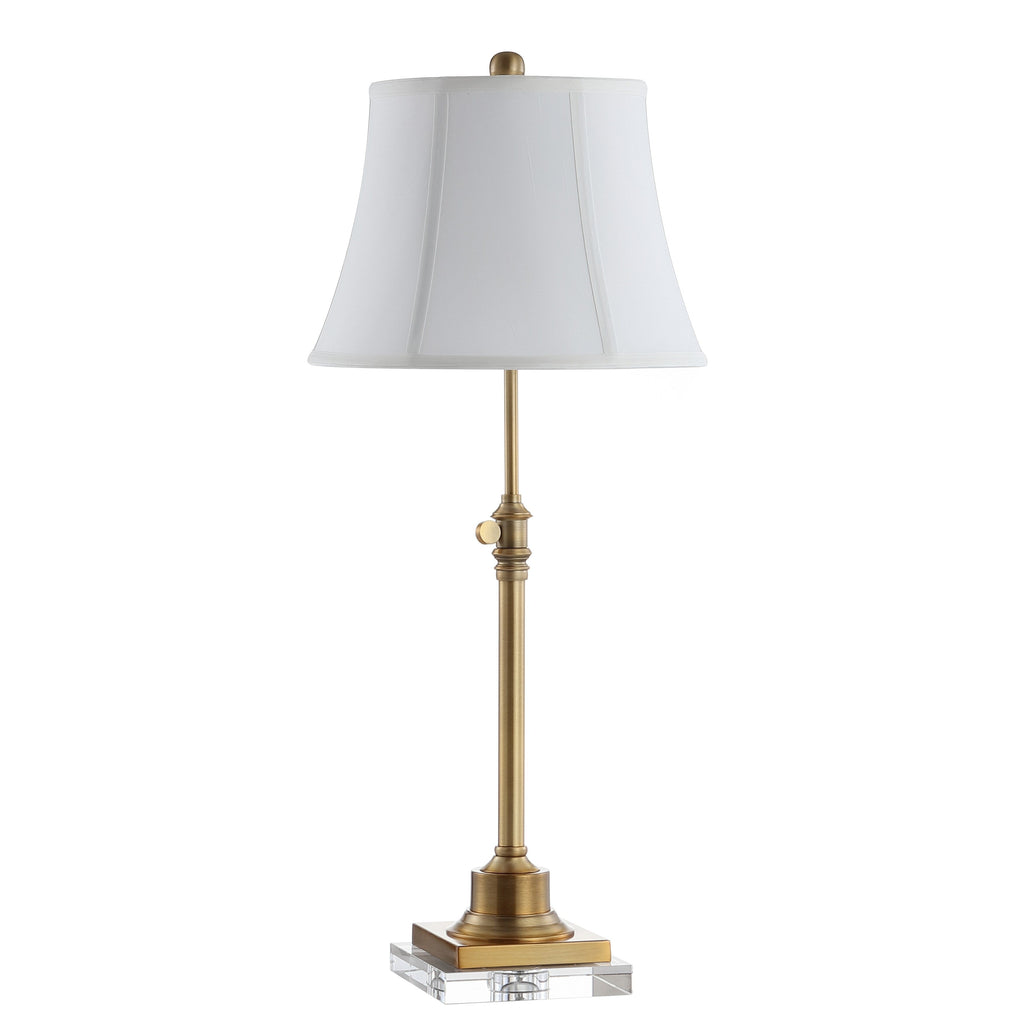 SAFAVIEH Lighting Amande 27-31-inch Adjustable Height Table Lamp Set of 2 - 13Wx13Dx31H