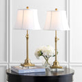 SAFAVIEH Lighting Amande 27-31-inch Adjustable Height Table Lamp Set of 2 - 13Wx13Dx31H