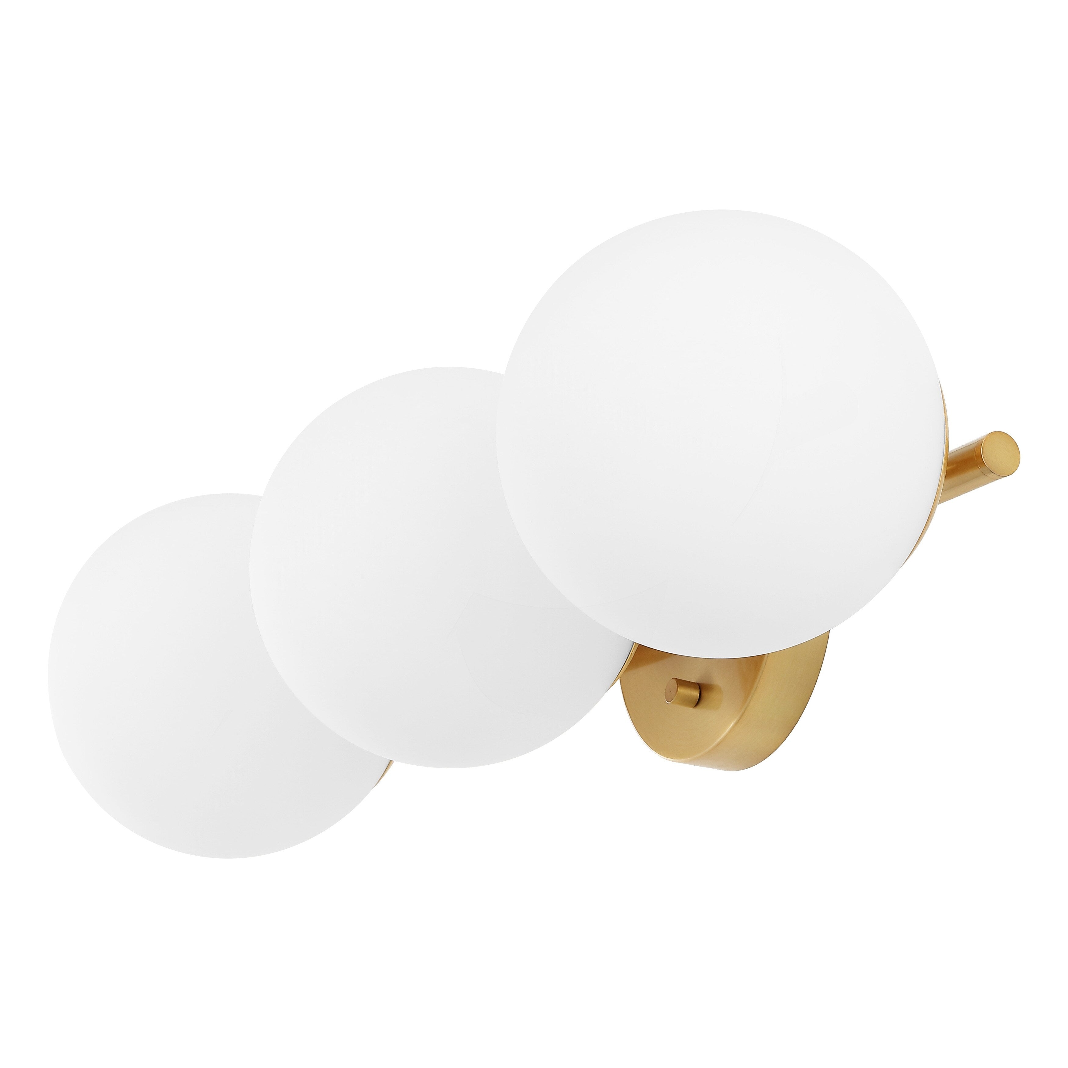 SAFAVIEH Lighting Lambrini 21 Traditional Wall Sconce (3-Bulb) - 6 W x 8 D x 21 H - 21Wx8Dx6H