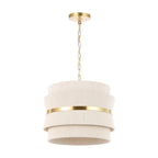 SAFAVIEH Oprea 3-Light Adjustable Hanging Pendant Light Fixture (LED Bulbs Included) - 16 x 16 x 16.5-72.5