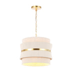 SAFAVIEH Oprea 3-Light Adjustable Hanging Pendant Light Fixture (LED Bulbs Included) - 16 x 16 x 16.5-72.5