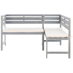 SAFAVIEH Outdoor Kenna 3-Piece Balcony Corner Lounge Set - 39Wx19Dx33H