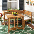 SAFAVIEH Outdoor Kenna 3-Piece Balcony Corner Lounge Set - 39Wx19Dx33H