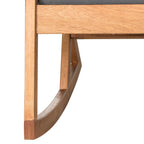 SAFAVIEH Outdoor Makaila Rocking Chair with Cushion - 26W x 31D x 38H