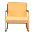 SAFAVIEH Outdoor Makaila Rocking Chair with Cushion - 26W x 31D x 38H