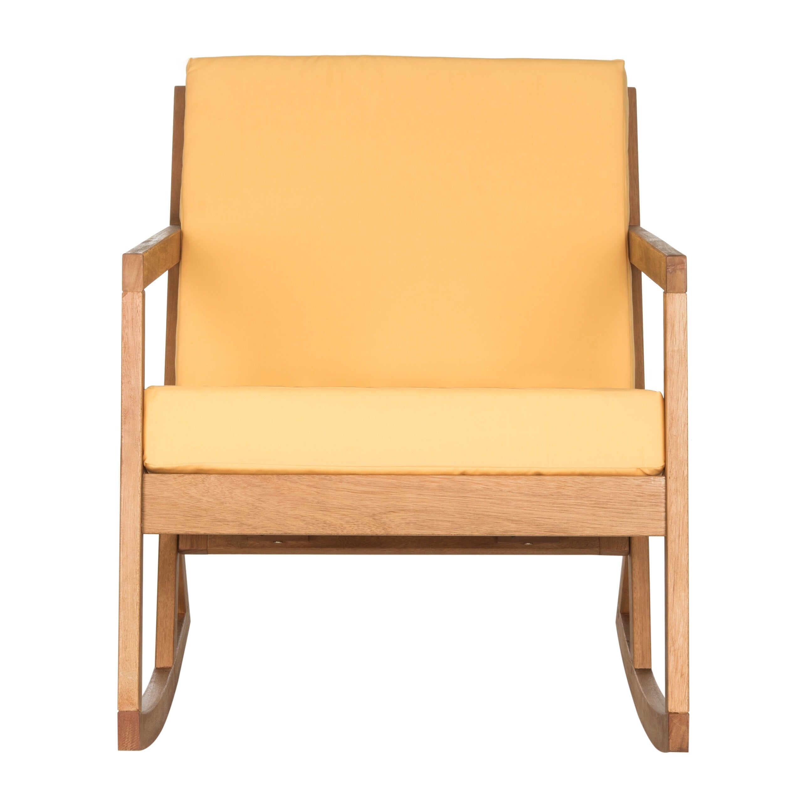 SAFAVIEH Outdoor Makaila Rocking Chair with Cushion - 26W x 31D x 38H
