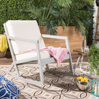 SAFAVIEH Outdoor Makaila Rocking Chair with Cushion - 26W x 31D x 38H