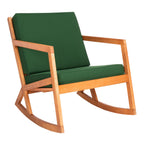 SAFAVIEH Outdoor Makaila Rocking Chair with Cushion - 26W x 31D x 38H