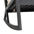 SAFAVIEH Outdoor Makaila Rocking Chair with Cushion - 26W x 31D x 38H
