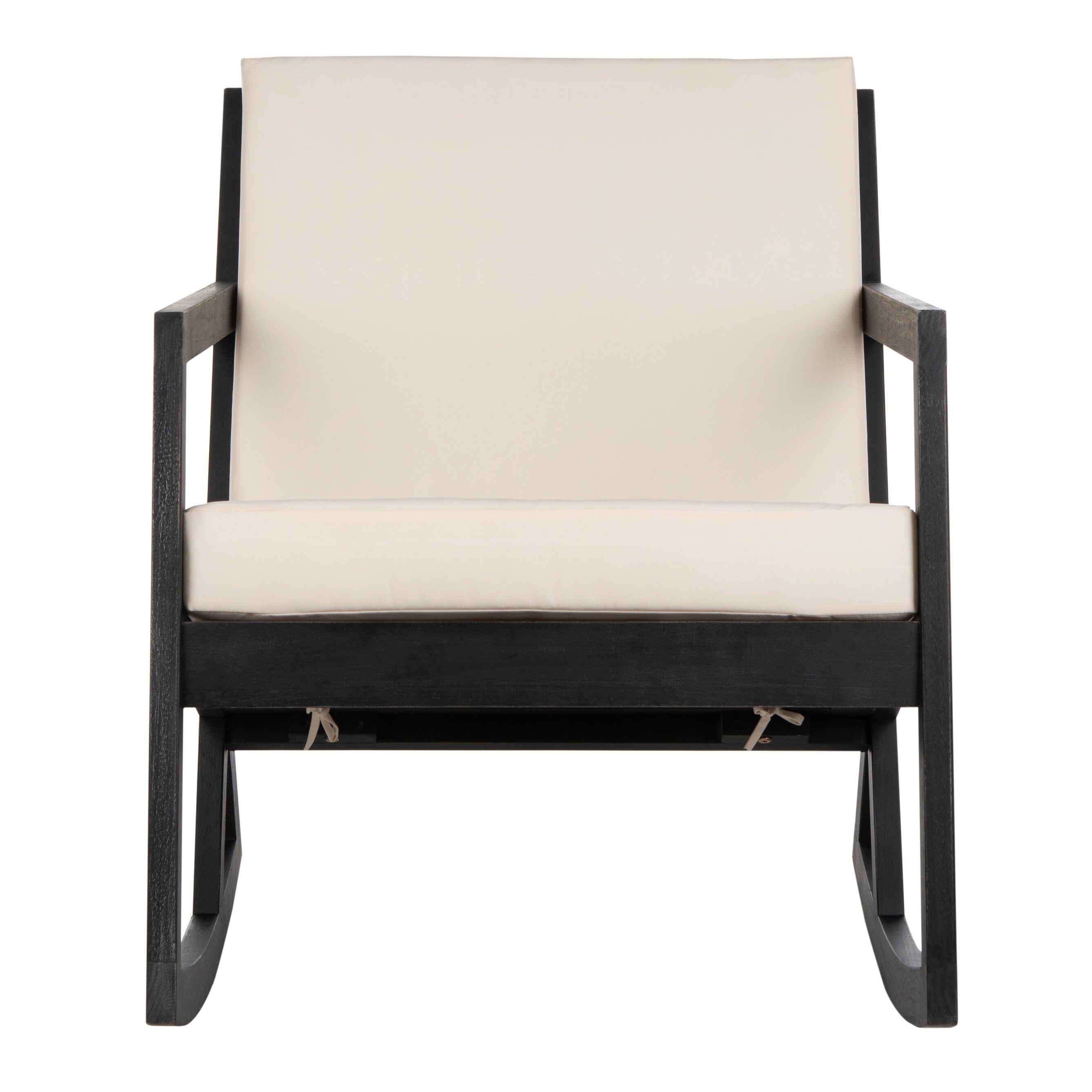 SAFAVIEH Outdoor Makaila Rocking Chair with Cushion - 26W x 31D x 38H
