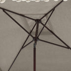 SAFAVIEH Outdoor Naima Valance 7.5 Ft Square Umbrella