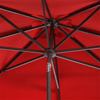 SAFAVIEH Outdoor Naima Valance 7.5 Ft Square Umbrella