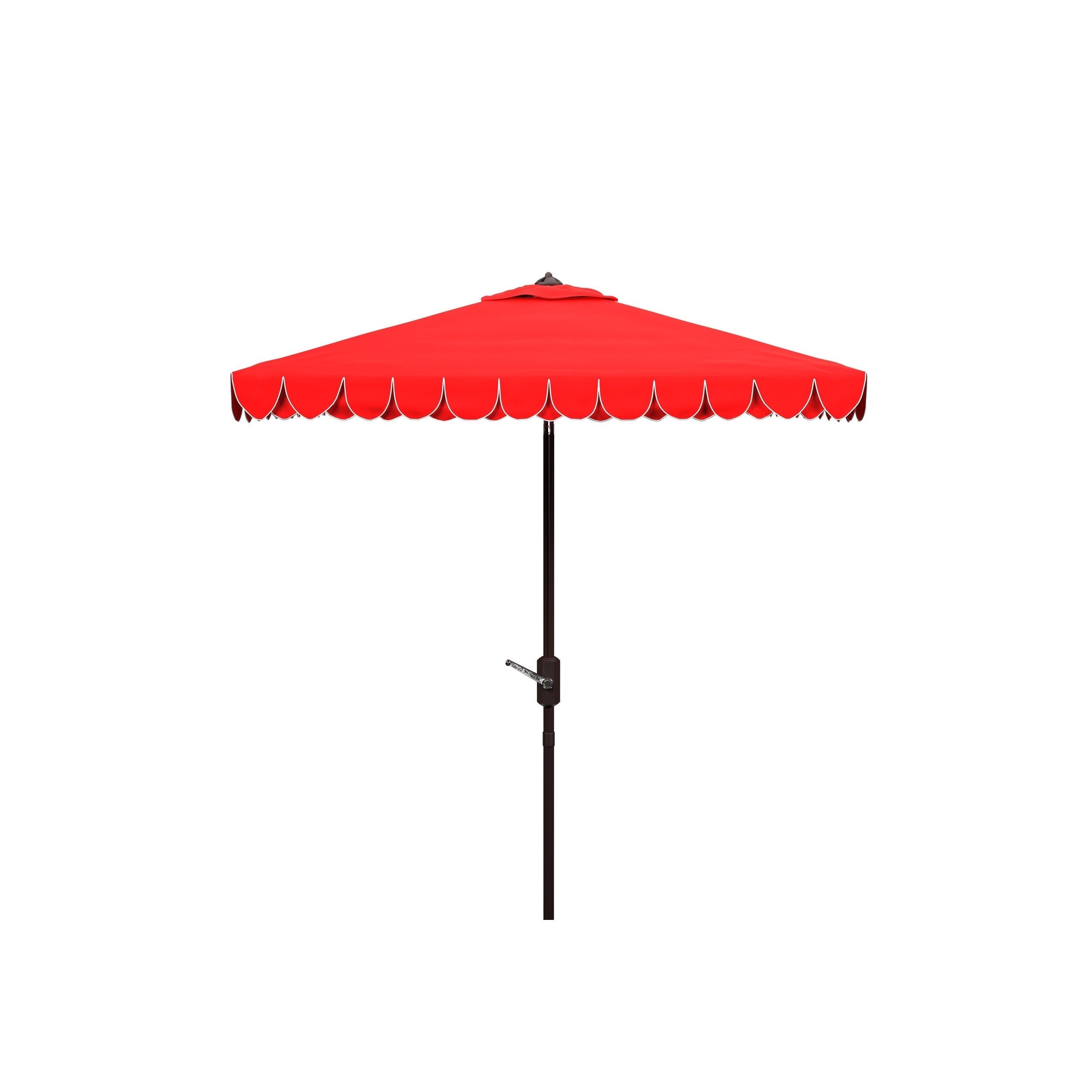SAFAVIEH Outdoor Naima Valance 7.5 Ft Square Umbrella
