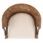 SAFAVIEH Virona Rattan 30-inch Bar Stool - 22.3 W x 20.5 L x 39 H - 22Wx21Dx39H