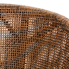 SAFAVIEH Virona Rattan 30-inch Bar Stool - 22.3 W x 20.5 L x 39 H - 22Wx21Dx39H