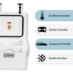 SKTAKOL 16 Quart Cooler Portable Ice Chest Leak-Proof 24 Cans Ice - See Details