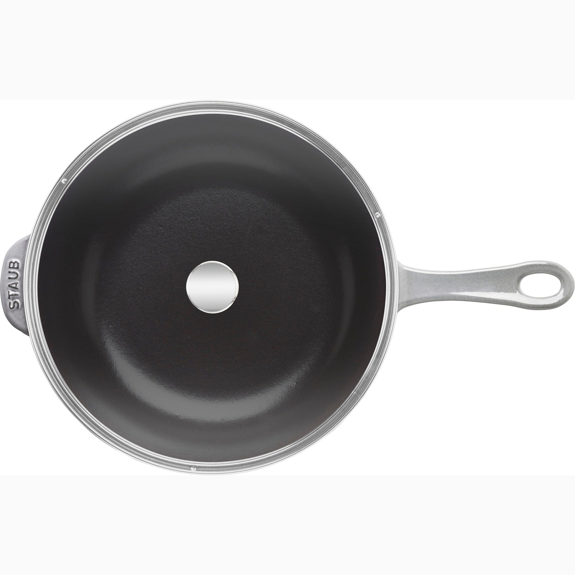STAUB Cast Iron 2.9-qt Daily Pan with Glass Lid