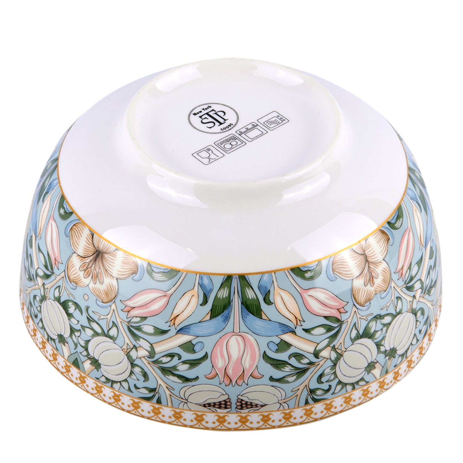 STP Goods Morris Garden Bone China Dinnerware Set of 24 for 6