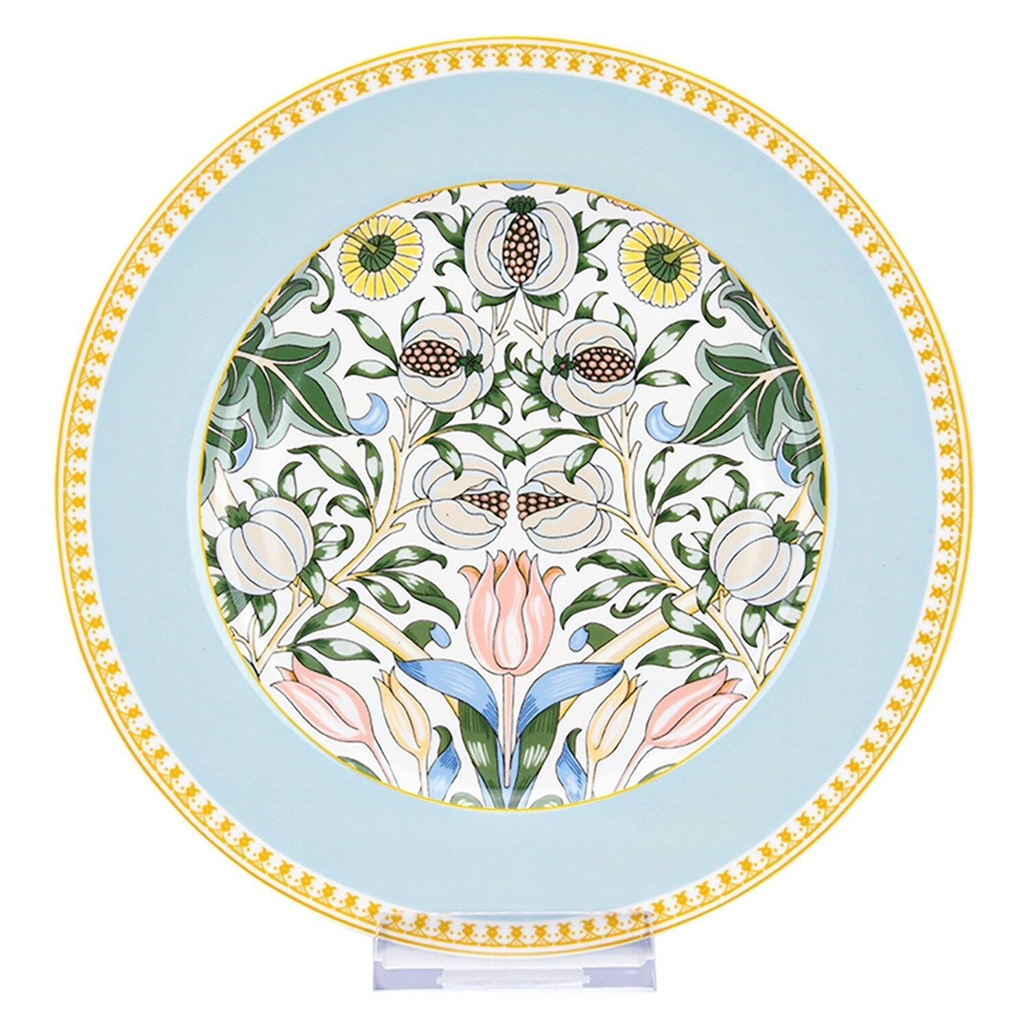 STP Goods Morris Garden Bone China Dinnerware Set of 24 for 6