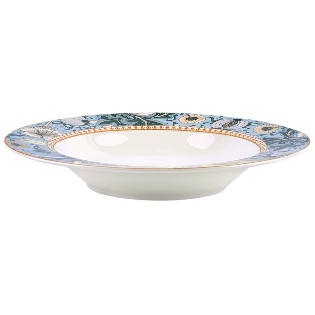 STP Goods Morris Garden Bone China Dinnerware Set of 24 for 6