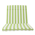Salem Outdoor Cushion Set for Chaise Lounge - Cushions only (Set of 2) by Christopher Knight Home - 79.25L x 27.50W x 1.50H