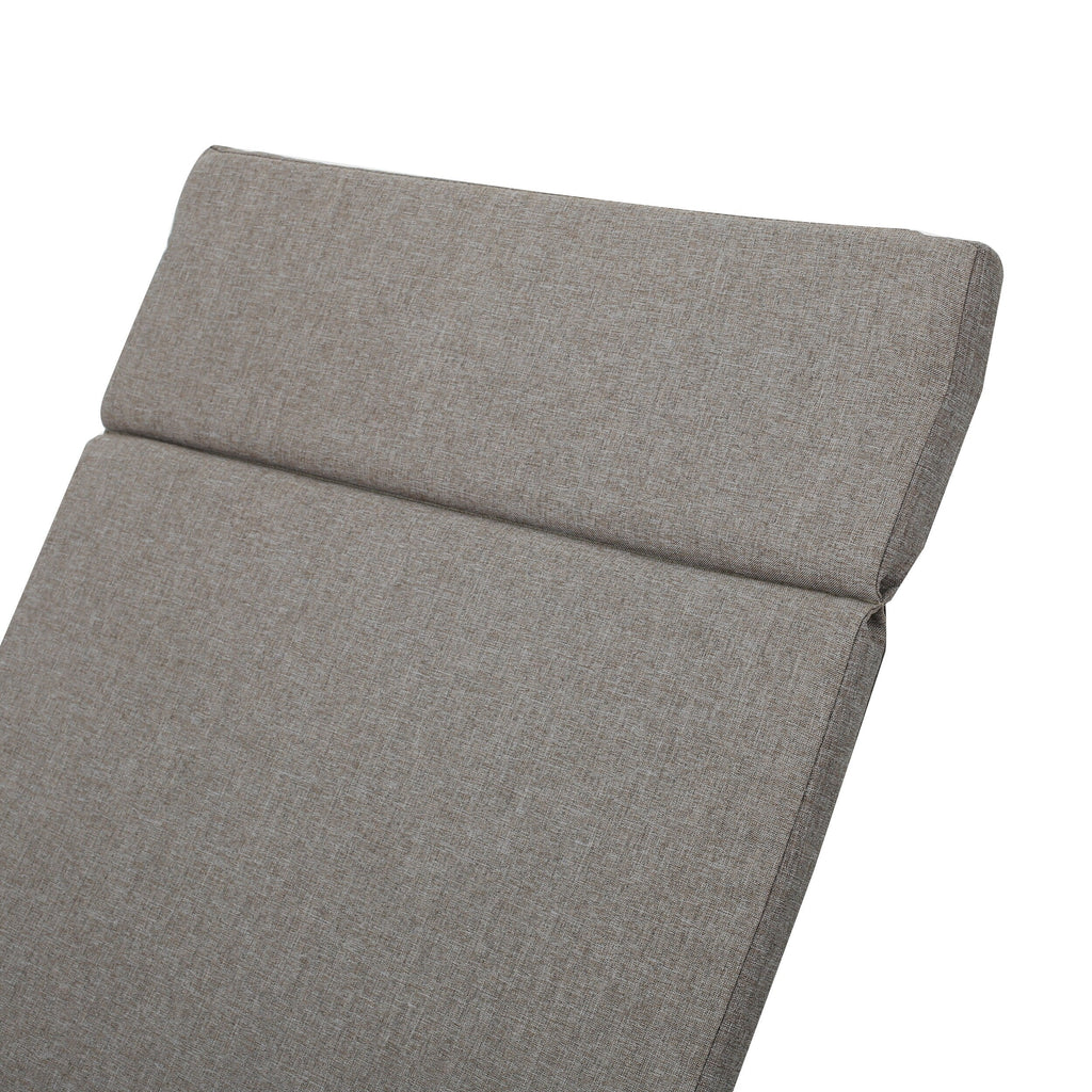 Salem Outdoor Cushion Set for Chaise Lounge - Cushions only (Set of 2) by Christopher Knight Home - 79.25L x 27.50W x 1.50H