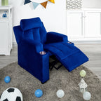 Magic Seats for Superheroes  Princesses, Super Deluxe Kids Recliner with Footrest, Headrest, 2 Cup Holders