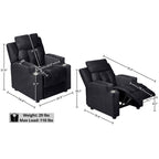 Magic Seats for Superheroes  Princesses, Super Deluxe Kids Recliner with Footrest, Headrest, 2 Cup Holders